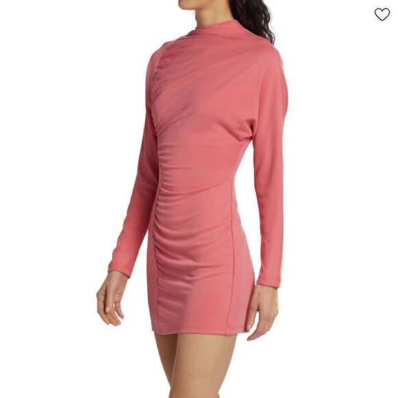 Acler Fulham Draped Mini Dress in Dusty Rose NWT - Picture 2 of 10